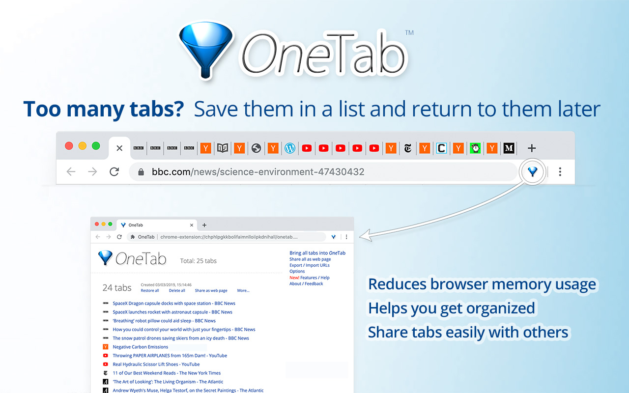 oneTab